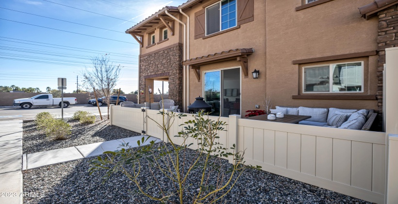 Private Fenced Courtyard