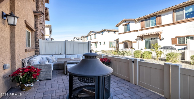 Private Fenced Courtyard