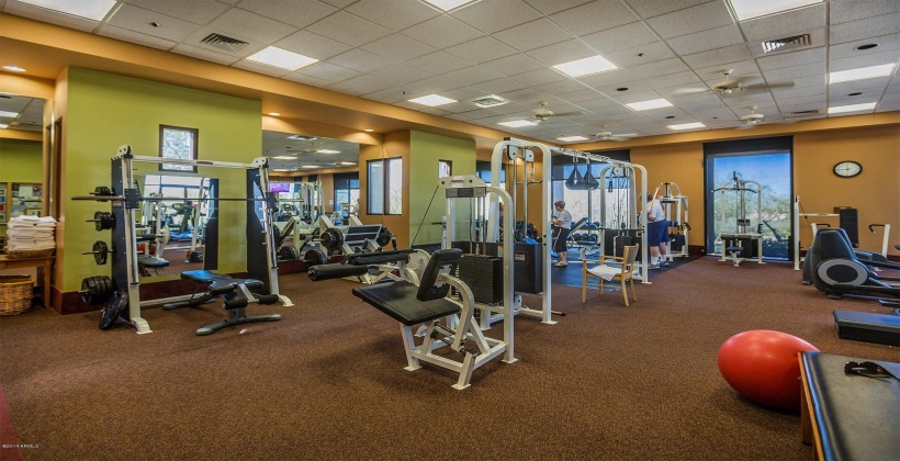 All residents are social members of the club. Stay fit in Winfield's well equipped Fitness center.