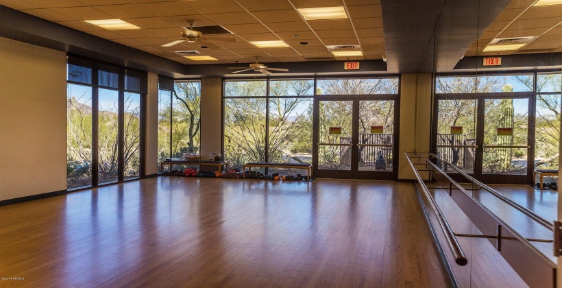 Dance or stretch out in Winfield's studio in the clubhouse.