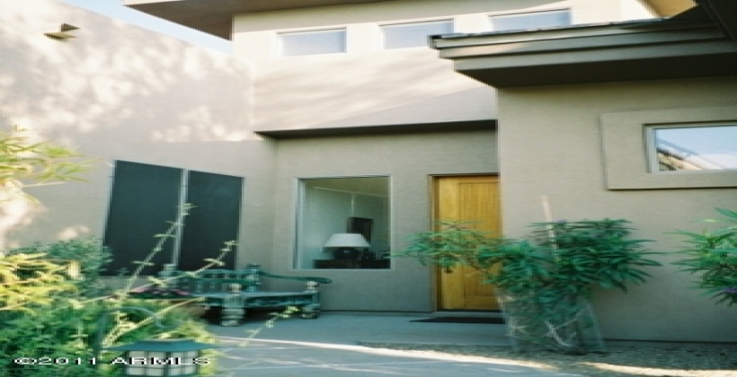 Entrance to house