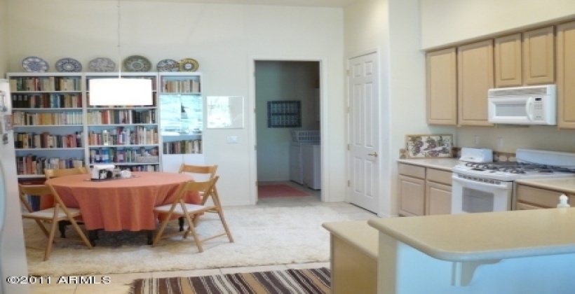 Warm kitchen with gas stove and quiet bosch dishwasher