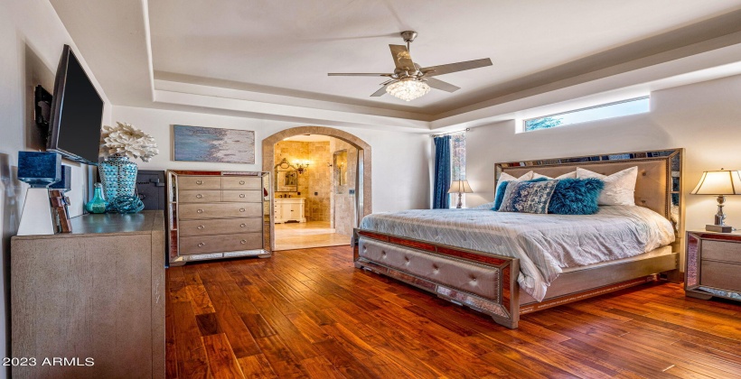 Coffered ceilings and complimenting natural side and top window light.