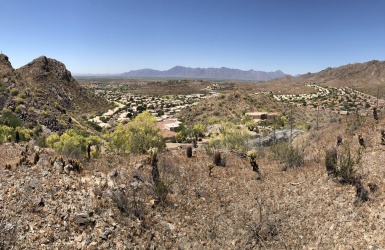 Enjoy your panoramic view of the valley below.