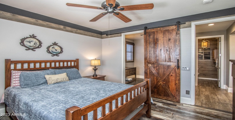 Downstairs Bedroom with Private Bath.