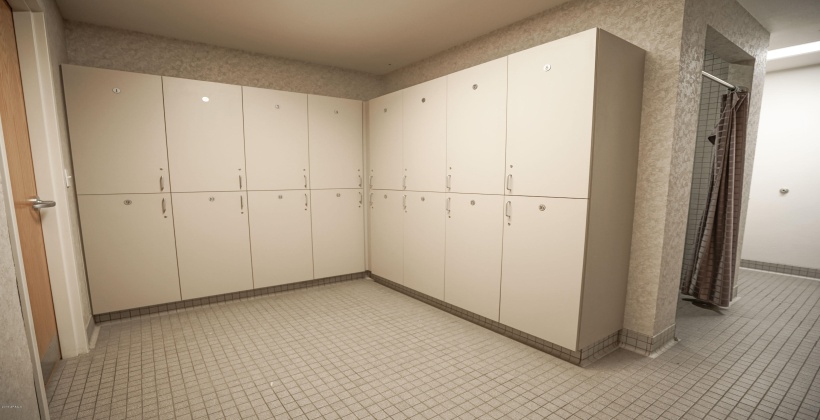 Locker Room with Shower