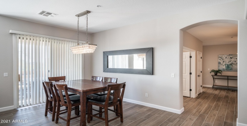 Formal dining area