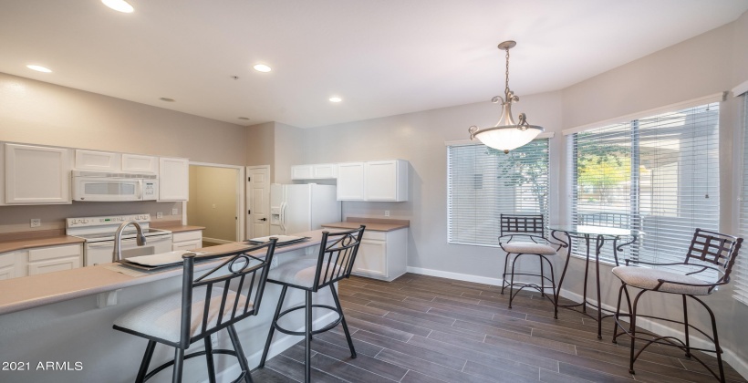 Kitchen with informal dining