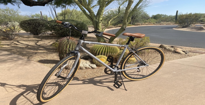 Two bikes and Helmets on property