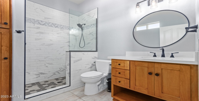 Remodeled Ensuite Bathroom to 2nd Primary Bathroom