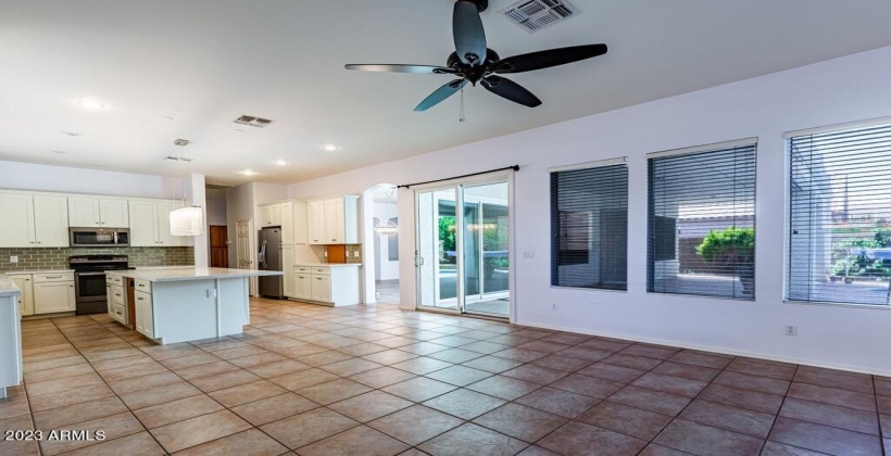 Arcadia Door to Back Patio and Pool Area