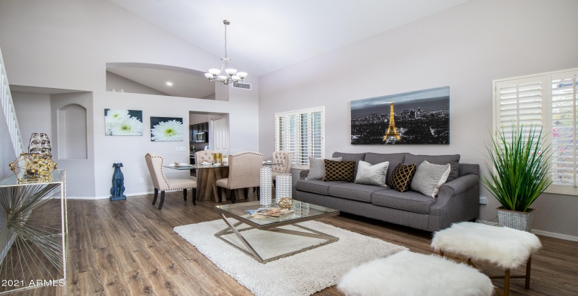 FORMAL DINING AND LIVING ROOM WHEN YOU ENTER THE FRONT DOOR.