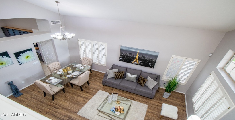 FORMAL LIVING AND DINING ROOM