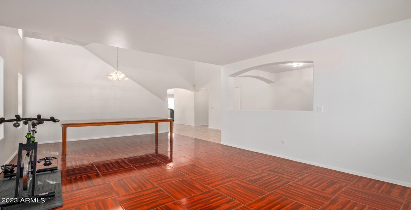 Formal dining area