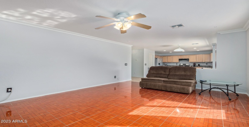 Family room, tons of light and great for entertaining