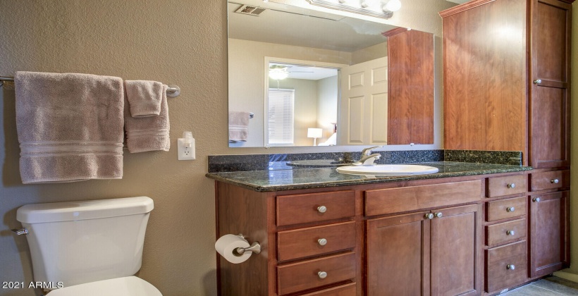 Raised Granite Vanity