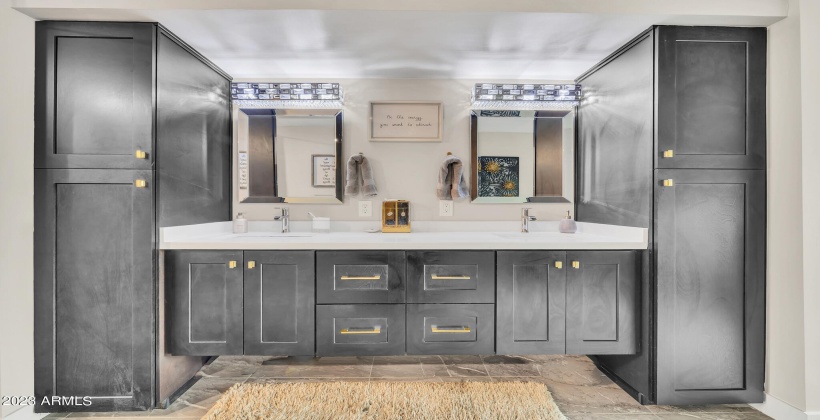 Master Bathroom Double Vanities