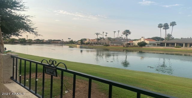 Lake View from the back patio