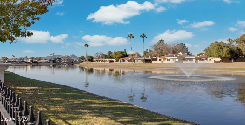 You can walk all around the lake!!