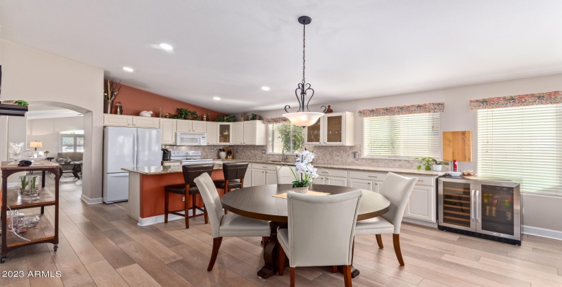 Lots of space and cabinets in this upgraded nodern kitchen