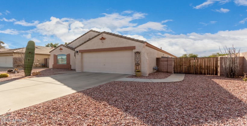 Double Gate with long driveway