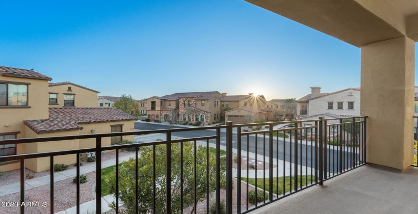 Private Balcony off the master suite