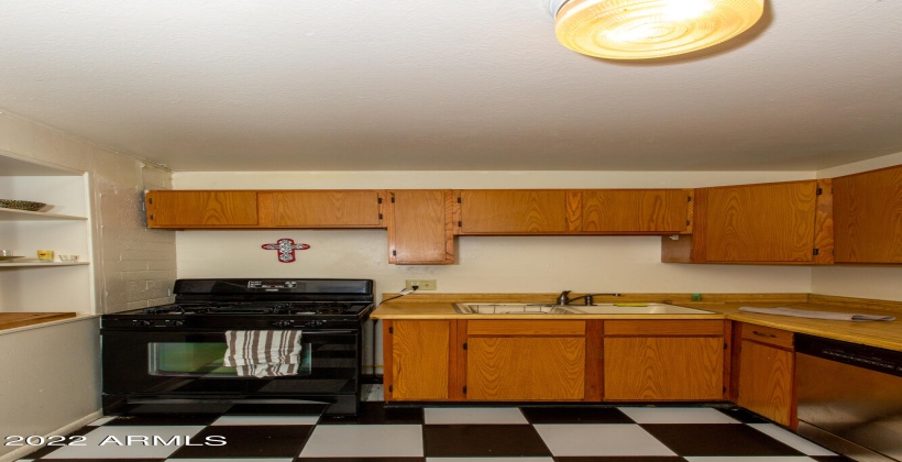 Unit #1 Large Kitchen with lots of cabinets.