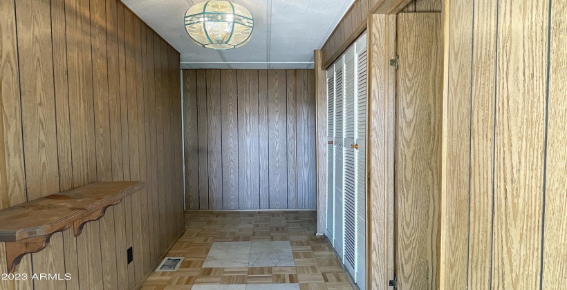 Entryway from covered carport