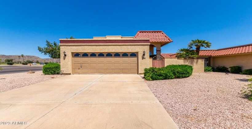 Welcome to this unique 55+ golf course lot home