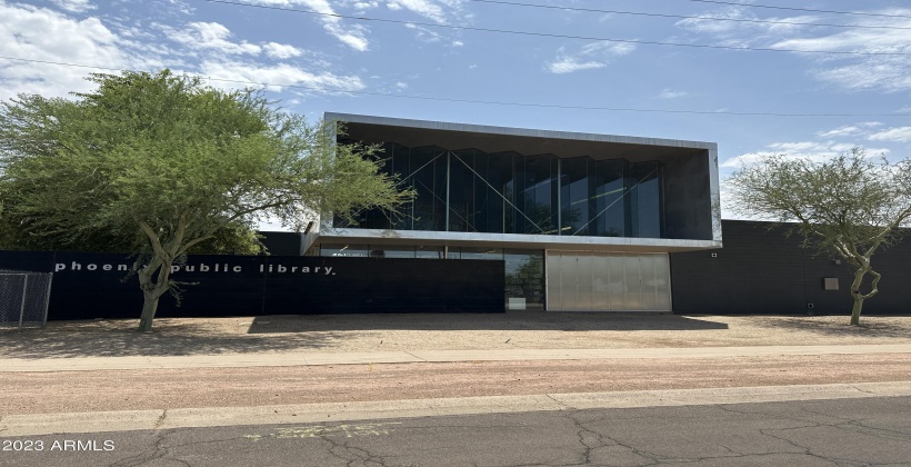 Phoenix Library Branch down the street!