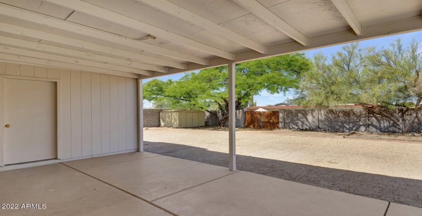 Covered Patio off Kitchen and Dining Area - separate than Primary Suite Patio