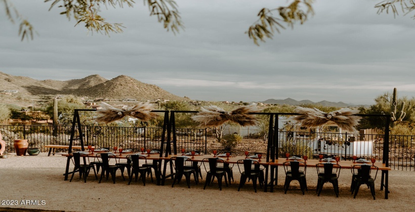 One of many patios views this property offers.