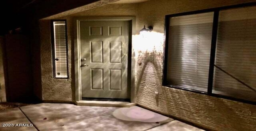 Front Door at Night