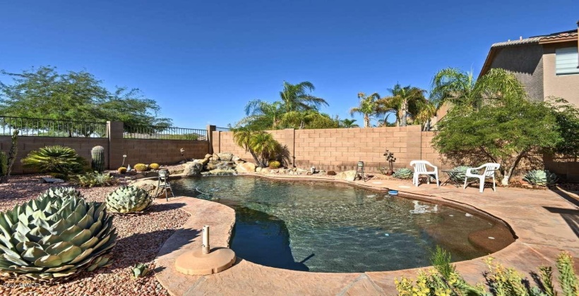 Pool Deck and Desert Landscaping