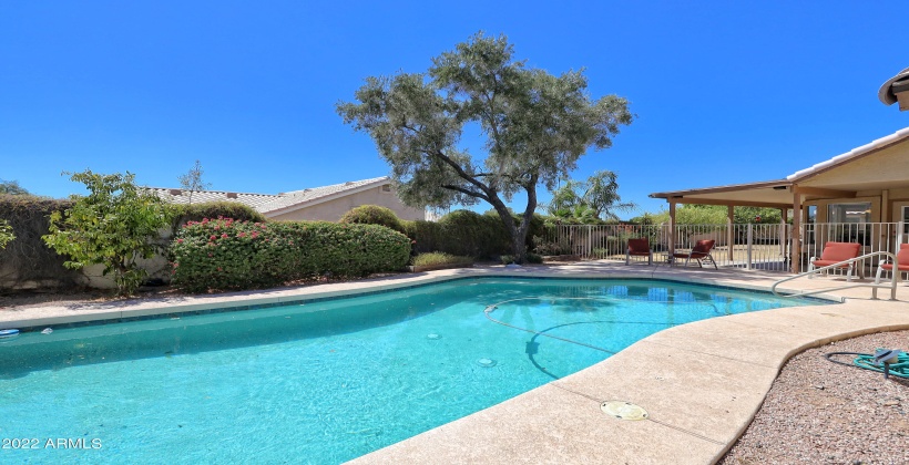 Pebble sheen pool