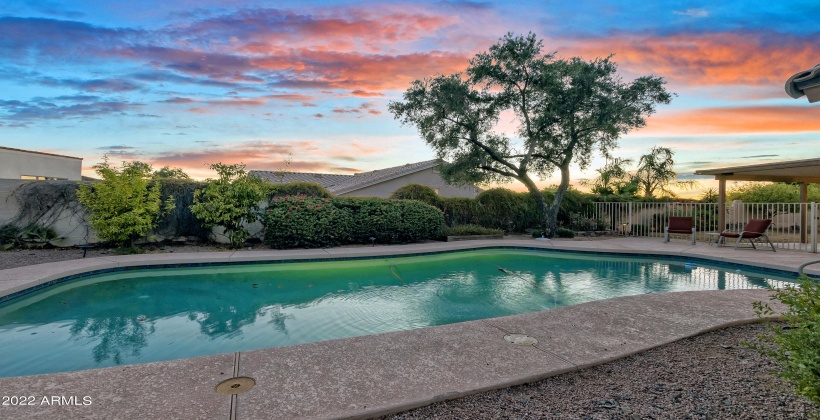 Pebble sheen pool