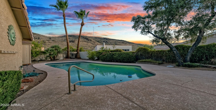 Pebble sheen pool