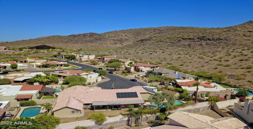 Aerial View overlooking Shaw Butte Mtn