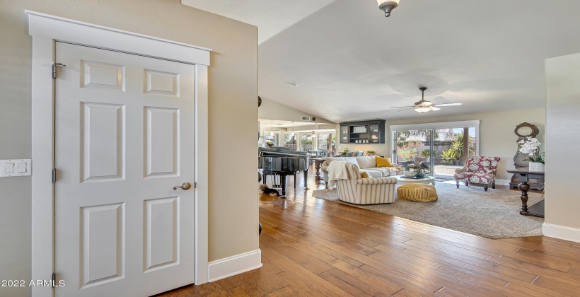 Front Entrance and Coat Closet