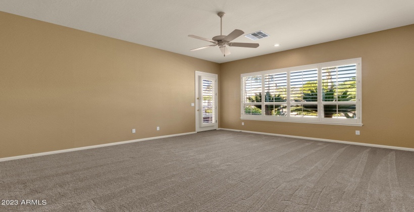 Main Bedroom with patio access