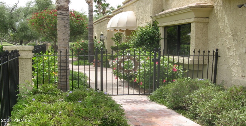 Privacy and South facing Front Door and Walkway