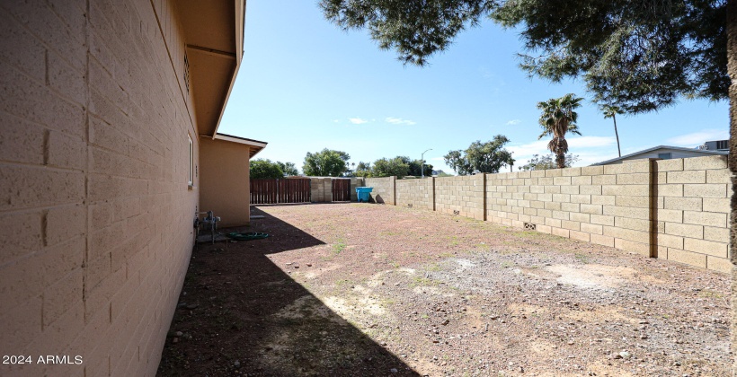 12' RV gate with room to park.