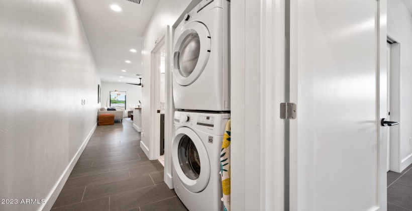 Stacked Full-size Washer & Dryer