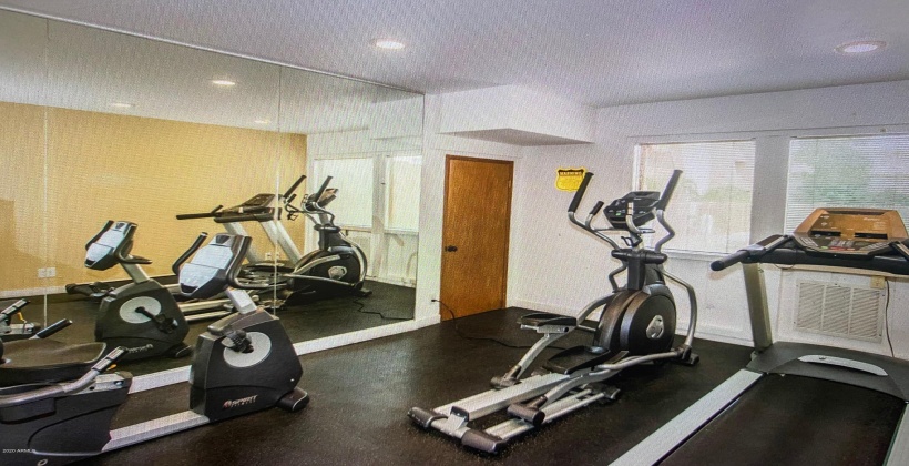 Workout area