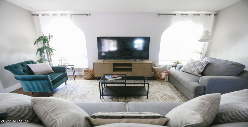 Comfortable and luxurious family room.