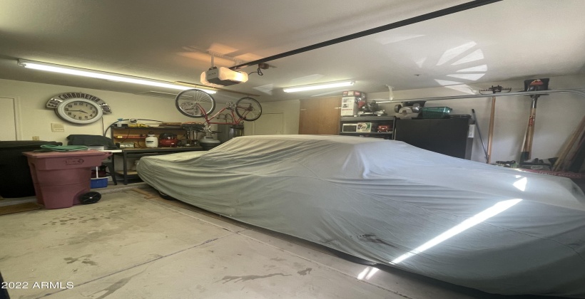 Garage will house long vehicles.