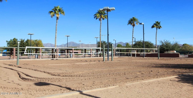 Sand Volley ball in nearby park (North side of Via Linda)