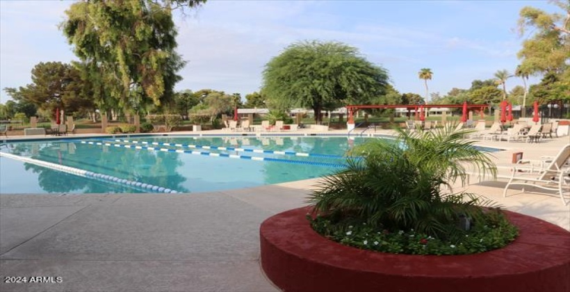 Beautiful outside pool