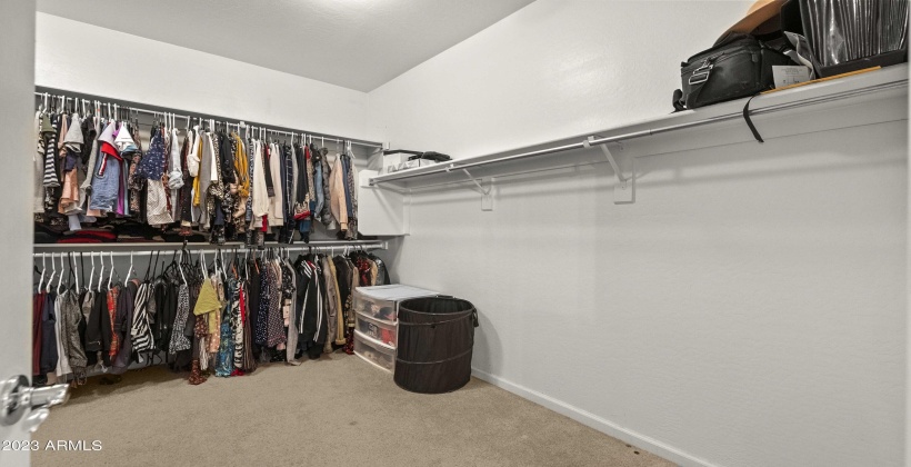 Huge Primary Closet