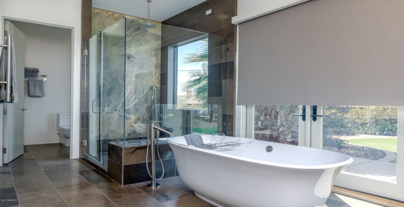 ALL VERY CURRENT DESIGN AND FEATURES IN ALL BATHROOMS